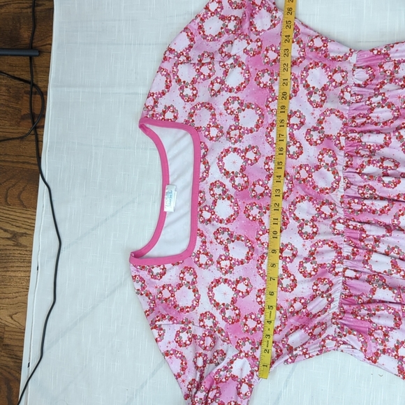 Enchanted Dress Shop, pink heart dress, women's 3XL, - Picture 6 of 11